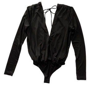 Lovers + Friends NWT Long Sleeve Bodysuit - Black - Size XS
